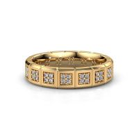 Afbeelding van Trouwring WH2056L15DP<br/>585 goud ±5x2.4 mm<br/>Lab-grown diamant