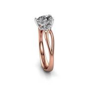 Afbeelding van Verlovingsring Amie per 585 rosé goud lab-grown diamant 0.85 crt