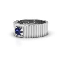 Image of Pinky ring elias<br/>925 silver<br/>Sapphire 5 mm
