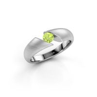 Image de Bague de fiançailles Hojalien 1<br/>950 platine<br/>Péridot 4 mm