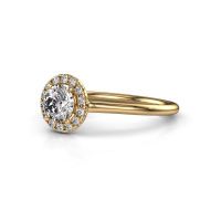 Image of Engagement ring seline rnd 1<br/>585 gold<br/>Diamond 0.74 crt