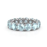 Bild von Ring heddy rnd 5.0<br/>950 Platin<br/>Aquamarin 5 mm