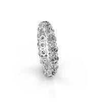 Bild von Vorsteckring heddy rnd 3.7<br/>585 Weißgold<br/>Zirkonia 3.7 mm
