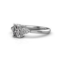 Afbeelding van Verlovingsring Chanou RAD 950 platina lab-grown diamant 1.17 crt