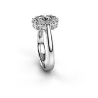 Image de Bague de fiançailles Margien 1<br/>585 or blanc<br/>Diamant synthétique 0.98 crt