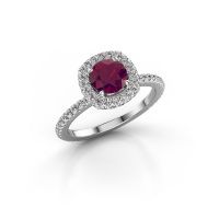 Image of Engagement ring Talitha RND 950 platinum rhodolite 6.5 mm