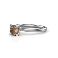 Afbeelding van Verlovingsring Crystal CUS 1 585 witgoud bruine diamant 1.00 crt