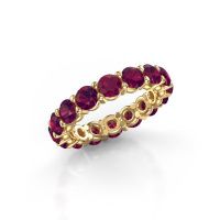 Bild von Vorsteckring heddy rnd 4.0<br/>585 Gold<br/>Rhodolit 4 mm