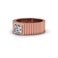 Image of Pinky ring elias<br/>585 rose gold<br/>Zirconia 5 mm