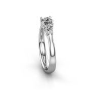 Afbeelding van Verlovingsring Monika RND<br/>950 platina<br/>diamant 0.358 crt