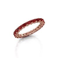 Bild von Vorsteckring vivienne eme 3x2<br/>585 Roségold<br/>rubin 3x2 mm