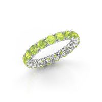 Bild von Vorsteckring vivienne 3.4<br/>950 Platin<br/>Peridot 3.4 mm