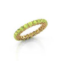 Image of Stackable ring Michelle full 2.7 585 gold peridot 2.7 mm