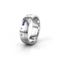 Image of Wedding ring WH0310L26AP<br/>950 platinum ±6x1.7 mm<br/>Sapphire