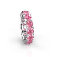 Bild von Vorsteckring jackie 4.7<br/>585 Weißgold<br/>Pink Saphir 4.7 mm