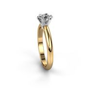 Image de Bague de fiançailles Tiffy 1<br/>585 or jaune<br/>Diamant synthétique 0.50 crt
