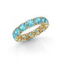 Bild von Ring vivienne 4.7<br/>585 Gold<br/>Blau Topas 4.7 mm