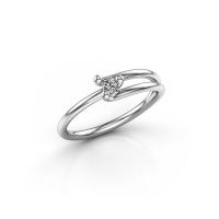 Image of Ring Roosmarijn<br/>950 platinum<br/>Diamond 0.08 crt
