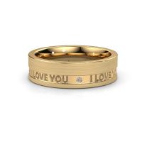 Image of Wedding ring WH2076L16CM<br/>585 gold ±6x2.2 mm<br/>Diamond 0.03 crt