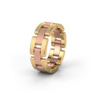 Image of Friendship ring WH2078L17BPM<br/>585 rose gold ±7x2 mm