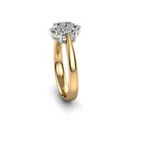 Afbeelding van Promise ring Chantal 1 585 goud lab-grown diamant 0.08 crt