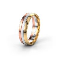 Afbeelding van Trouwring WH0400M26APM 585 rosé goud ±6x1.7 mm