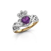 Image of Ring Lucie 585 gold amethyst 6 mm
