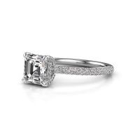 Image of Engagement ring saskia 2 ash<br/>950 platinum<br/>lab-grown diamond 2.128 crt