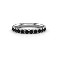 Image of Ring Jackie 2.3<br/>950 platinum<br/>Black diamond 1.50 crt