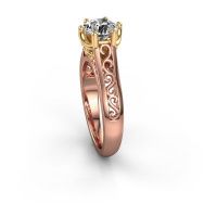 Image of Engagement ring shan<br/>585 rose gold<br/>Diamond 1.00 crt