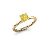 Afbeelding van Verlovingsring Crystal CUS 1 585 goud gele saffier 5.5 mm