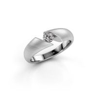 Image de Bague de fiançailles Hojalien 1<br/>950 platine<br/>Diamant synthétique 0.25 crt