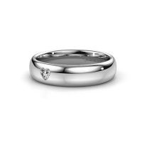 Image of Friendship ring WH0101L35BPHRT<br/>950 platinum ±5x2 mm<br/>Diamond