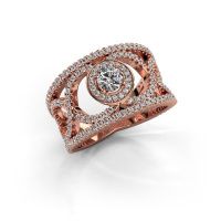Afbeelding van Ring Regina<br/>585 rosé goud<br/>Lab-grown diamant 1.25 crt