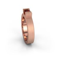 Afbeelding van Ring Leena 1<br/>585 rosé goud<br/>Granaat 4.2 mm