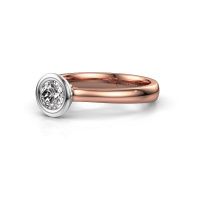 Afbeelding van Verlovings ring Kaylee<br/>585 rosé goud<br/>Diamant 0.30 crt