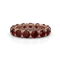 Bild von Ring heddy rnd 4.2<br/>585 Roségold<br/>Granat 4.2 mm