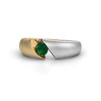 Image of Ring Hojalien 1<br/>585 gold<br/>Emerald 4.2 mm