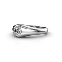 Image of Pinky ring thorben<br/>585 white gold<br/>Diamond 1.00 crt