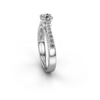 Afbeelding van Verlovingsring Rozella<br/>585 witgoud<br/>Diamant 0.518 crt