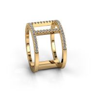 Afbeelding van Ring Amee 585 goud diamant 0.407 crt