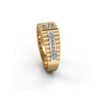 Image of Men's ring maikel<br/>585 gold<br/>Diamond 0.54 crt