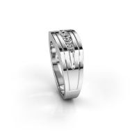 Image de Bague pour homme Huub<br/>585 or blanc<br/>Diamant 0.56 crt
