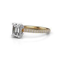 Image of Engagement ring saskia eme 2<br/>585 gold<br/>diamond 1.498 crt