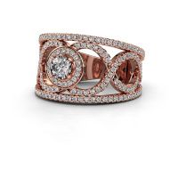 Afbeelding van Ring Regina<br/>585 rosé goud<br/>Diamant 1.25 crt