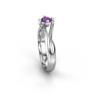 Image of Ring Paulien<br/>950 platinum<br/>Amethyst 4.2 mm