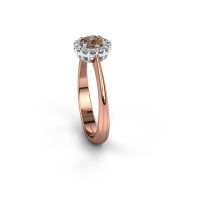Image de Bague de fiançailles Anca<br/>585 or rose<br/>Diamant brun 0.44 crt