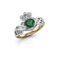 Image of Ring Lucie 585 gold emerald 6 mm