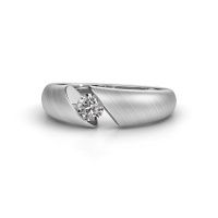Image de Bague de fiançailles Hojalien 1<br/>950 platine<br/>Diamant synthétique 0.25 crt