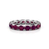 Bild von Ring vivienne ovl 4x3<br/>585 Weißgold<br/>rhodolit 4x3 mm